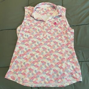 Zero resistance sleeveless polo